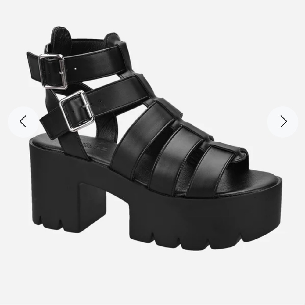 Ready Salted Cleated Chunky Platform Sandal